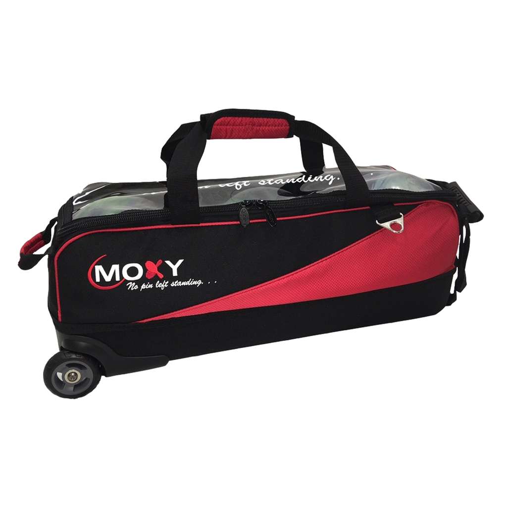 Moxy Double Roller Bowling Bag Black