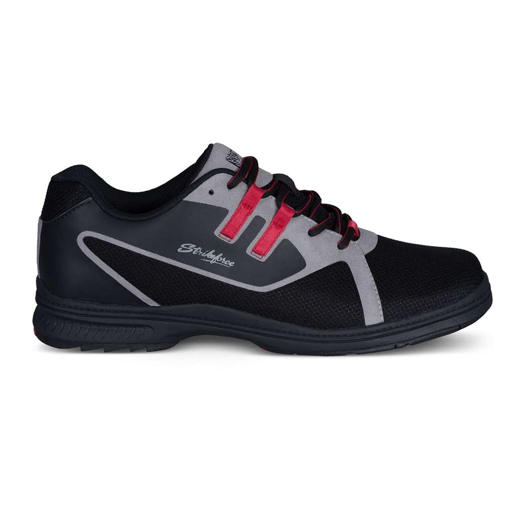KR Strikeforce Men's Ignite Left Bowling Shoes Black/Grey/Red