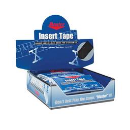 Insert Tape by Master- 1" Black Super Textured Box of 24