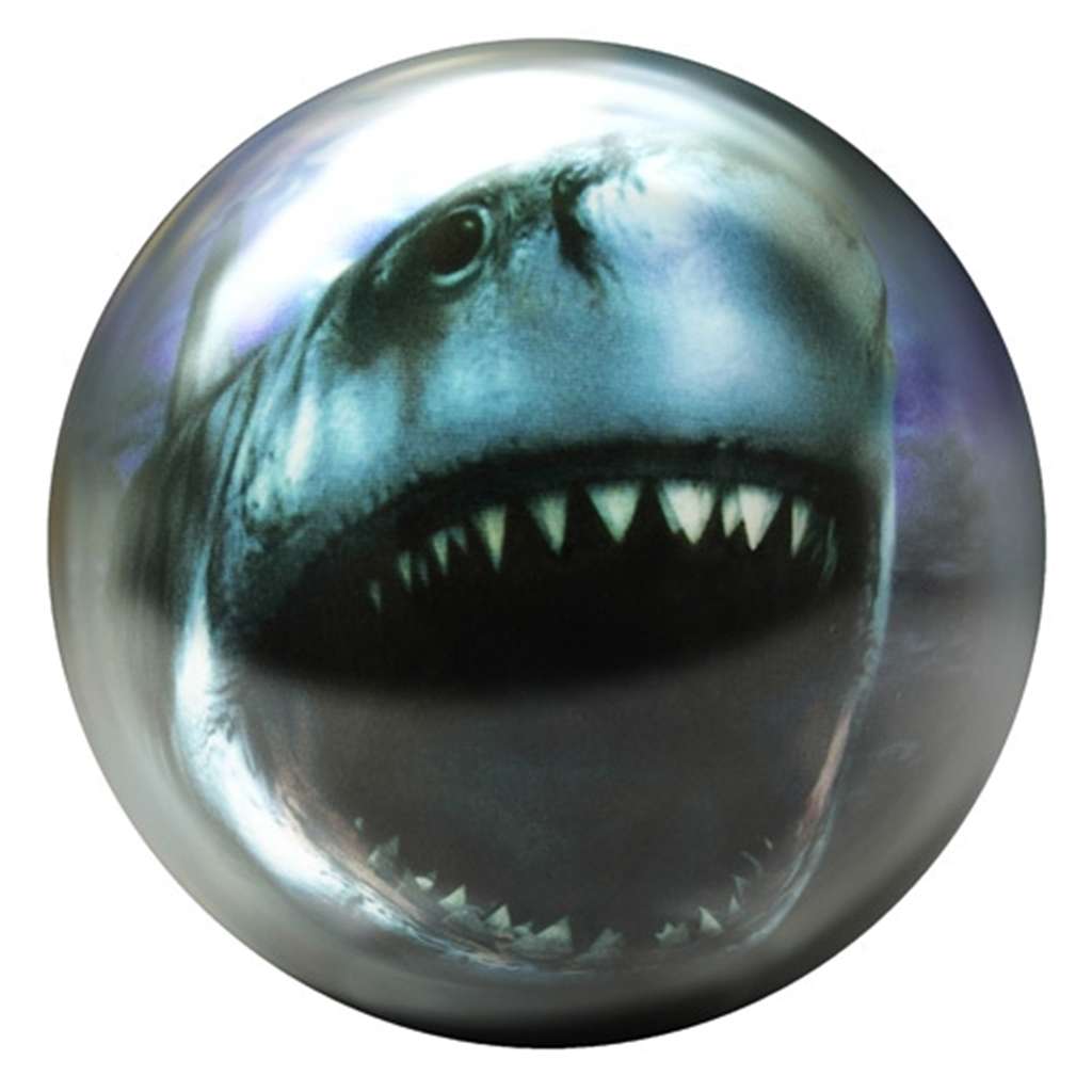 Brunswick Shark Glow PRE-DRILLED Viz-A-Ball Bowling Ball