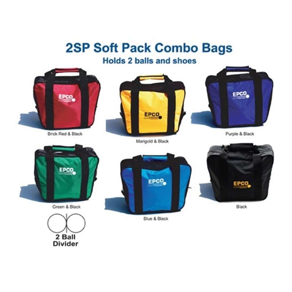 2 Ball Soft Pack Bag- 6 Colors Available
