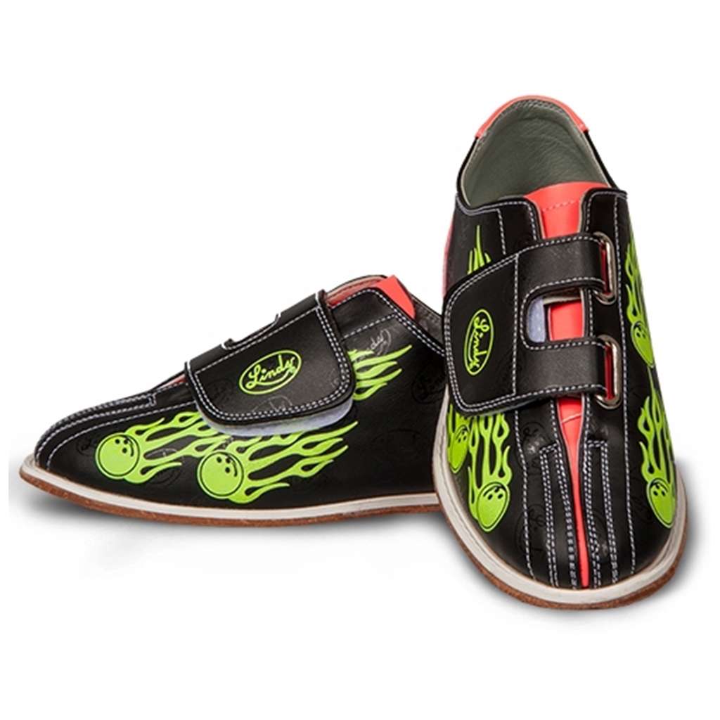 Linds Youth Glo Rental Bowling Shoes - Velcro