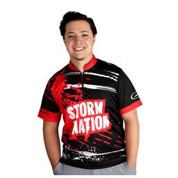 Storm Nation Mens Performance Jersey- Red/Black