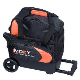 Moxy Candlepin Deluxe Roller Bowling Bag- Orange/Black