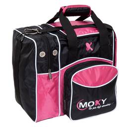 Moxy Candlepin Deluxe Tote Bowling Bag- Pink/Black