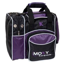 Moxy Duckpin Deluxe Tote Bowling Bag- Purple/Black