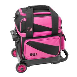 BSI Prestige Single Roller Bowling Bag- Black/Pink