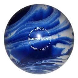 Duckpin Paramount Marbleized Bowling Ball 4 7/8"- Blue/White