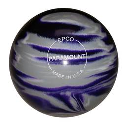 Duckpin Paramount Marbleized Bowling Ball 4 7/8"- Purple/Grey/White