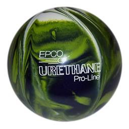Duckpin EPCO Urethane Bowling Ball 4 7/8"- Green/White/Navy