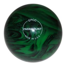 Candlepin Paramount Glow Bowling Ball 4.5"- Green/Black