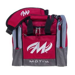 Motiv Shock Single Deluxe Tote Bowling Bag- Red