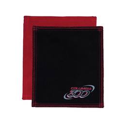 Columbia 300 Shammy Bowling Ball Cleaning Pad- Black/Red
