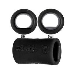 Ultimate Bowling Tour Lift Oval Sticky Finger Insert- Black - Pack of 10
