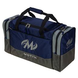 Motiv Shock Double Deluxe Tote Bowling Bag- Navy