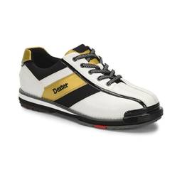 Dexter Mens SST 8 Pro Bowling Shoes- White/Black/Gold