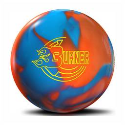 900 Global Burner Solid PRE-DRILLED Bowling Ball - Orange/Teal
