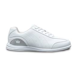 Brunswick Ladies Mystic Bowling Shoes - White/Silver
