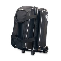 Ebonite Transport Double Roller Bowling Bag - Black