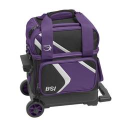 BSI Dash Single Roller Bowling Bag - Black/Purple/White