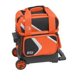 BSI Dash Single Roller Bowling Bag - Black/Orange/White