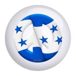 Honduras Meyoto Flag Bowling Ball