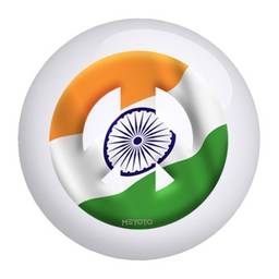 India Meyoto Flag Bowling Ball