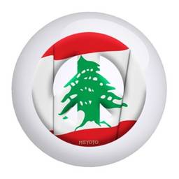 Lebanon Meyoto Flag Bowling Ball