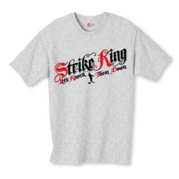 Strike King Bowling T-Shirt- Gray