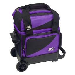 BSI Prestige Single Roller Bowling Bag- Purple/Black
