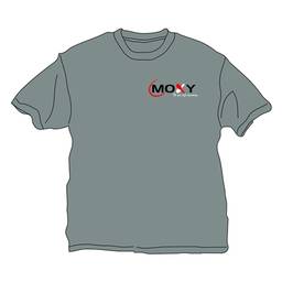 Moxy No Pin Left Standing T-Shirt- Gray