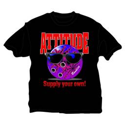 Bowling Attitude T-Shirt- Black