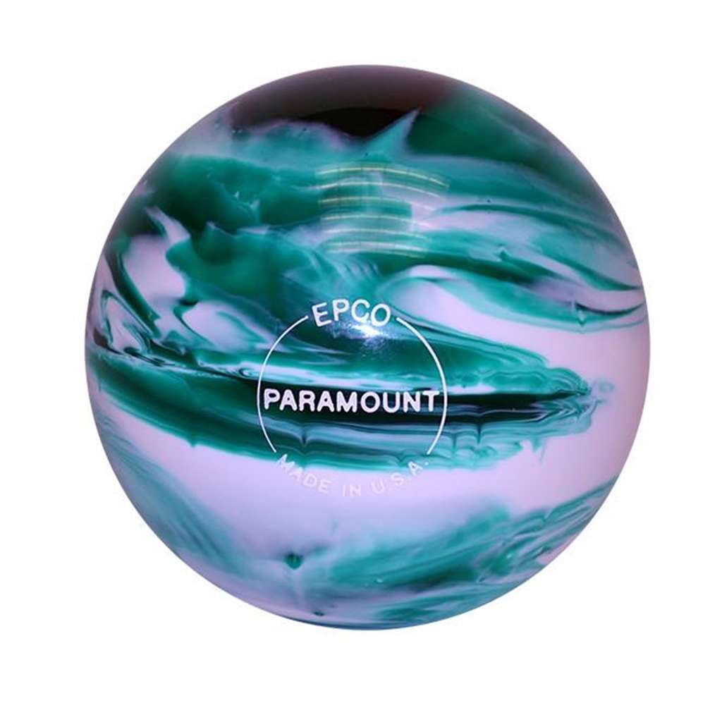 Duckpin Paramount Lightweight Bowling Ball 4 7/8"- Green/White