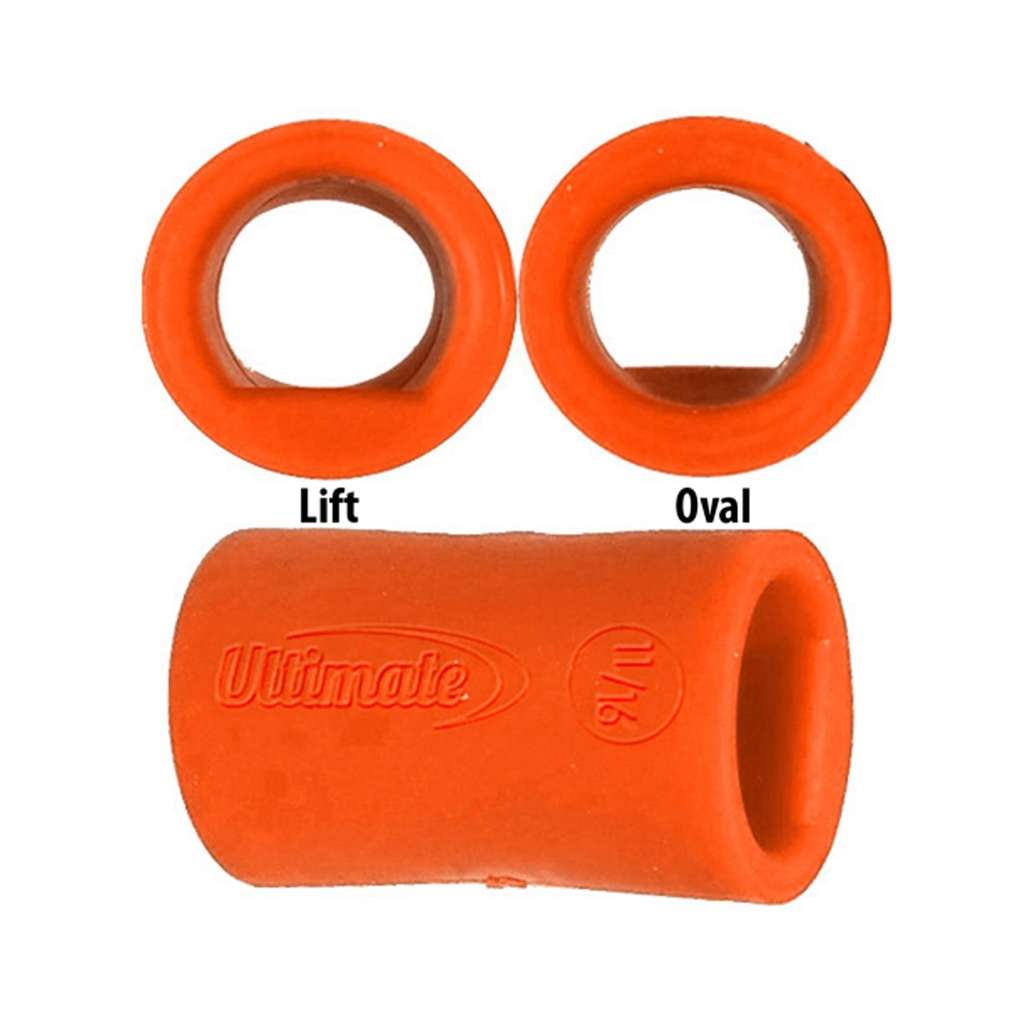 Ultimate Bowling Tour Lift Oval Sticky Finger Insert- Orange - Pack of 10
