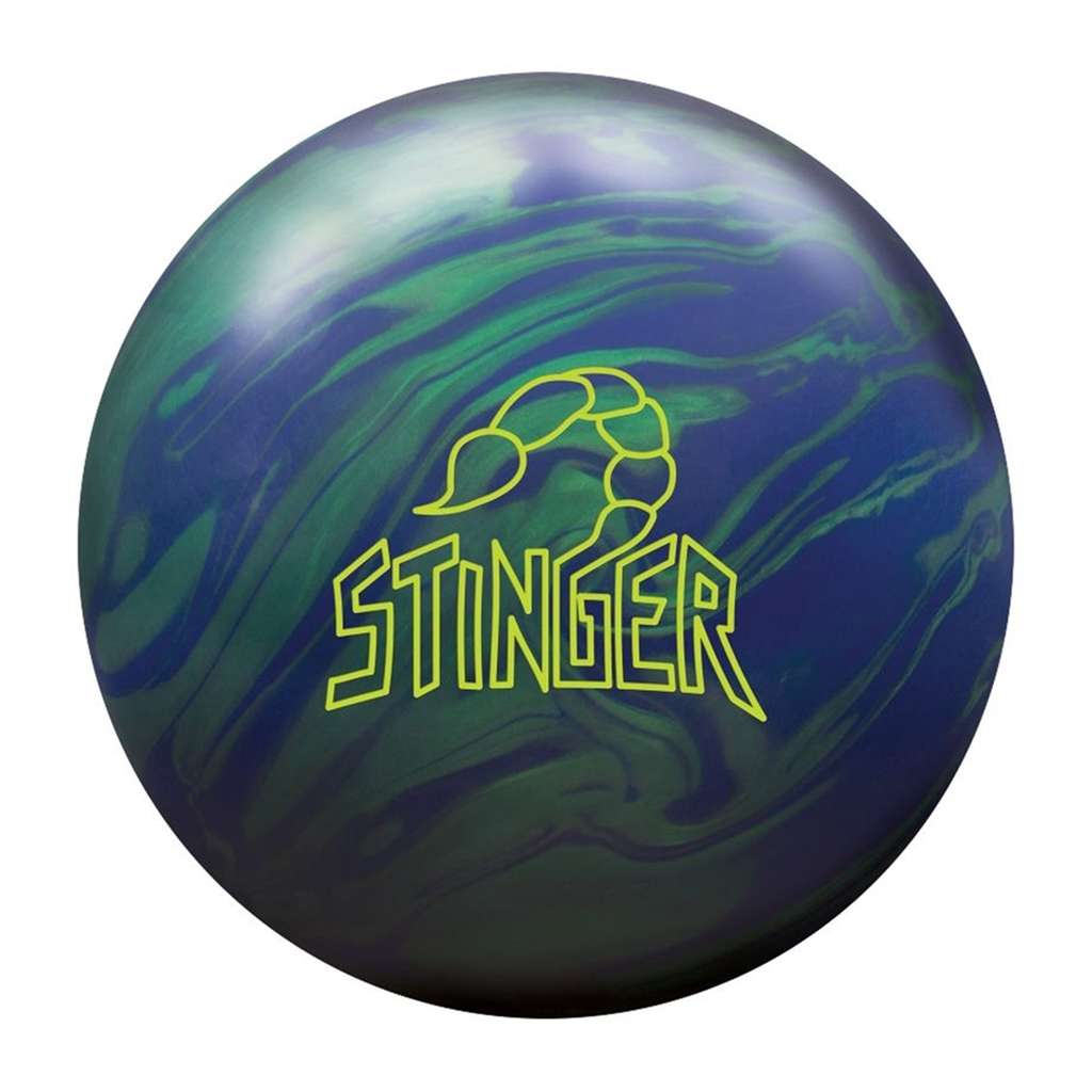 Ebonite Stinger Hybrid PRE-DRILLED Bowling Ball- Emerald Pearl/ Navy 