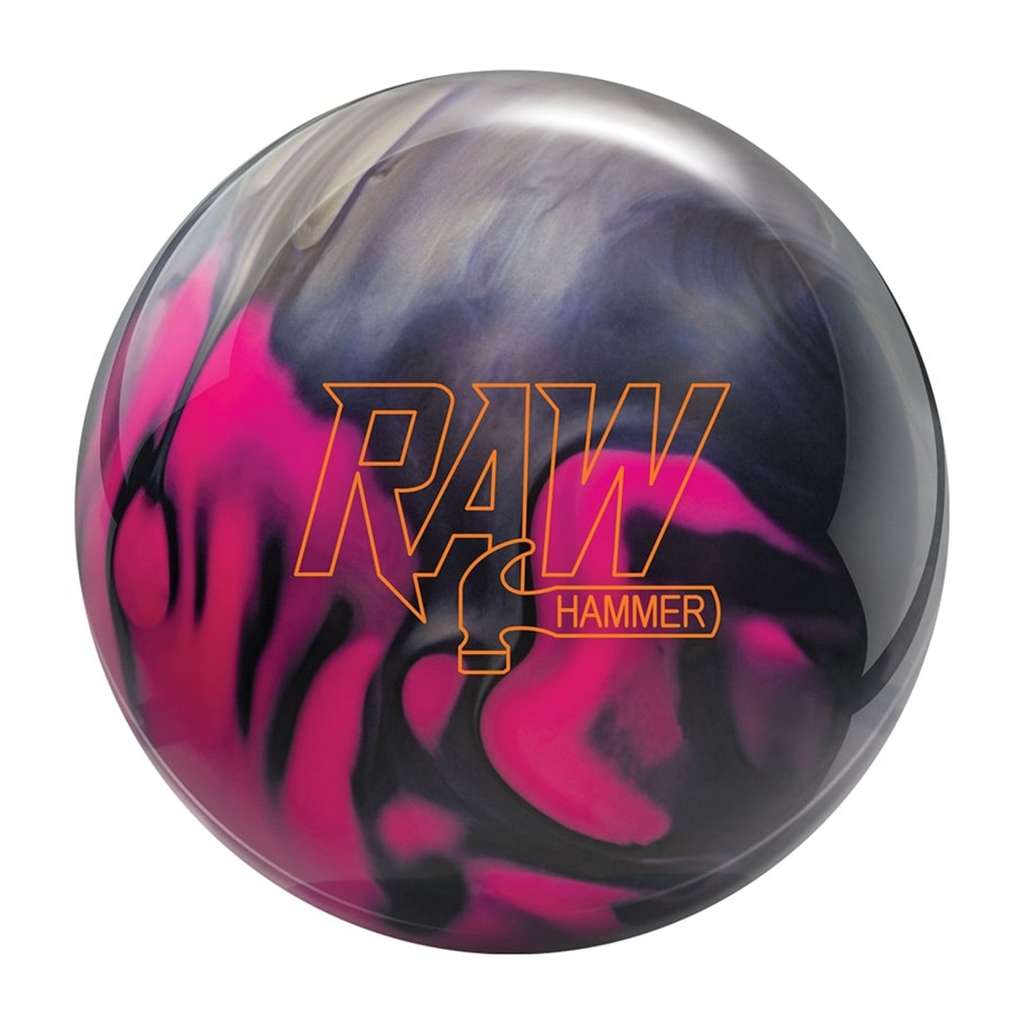 Hammer Raw Hammer PRE-DRILLED Bowling Ball- Purple/Pink/Silver