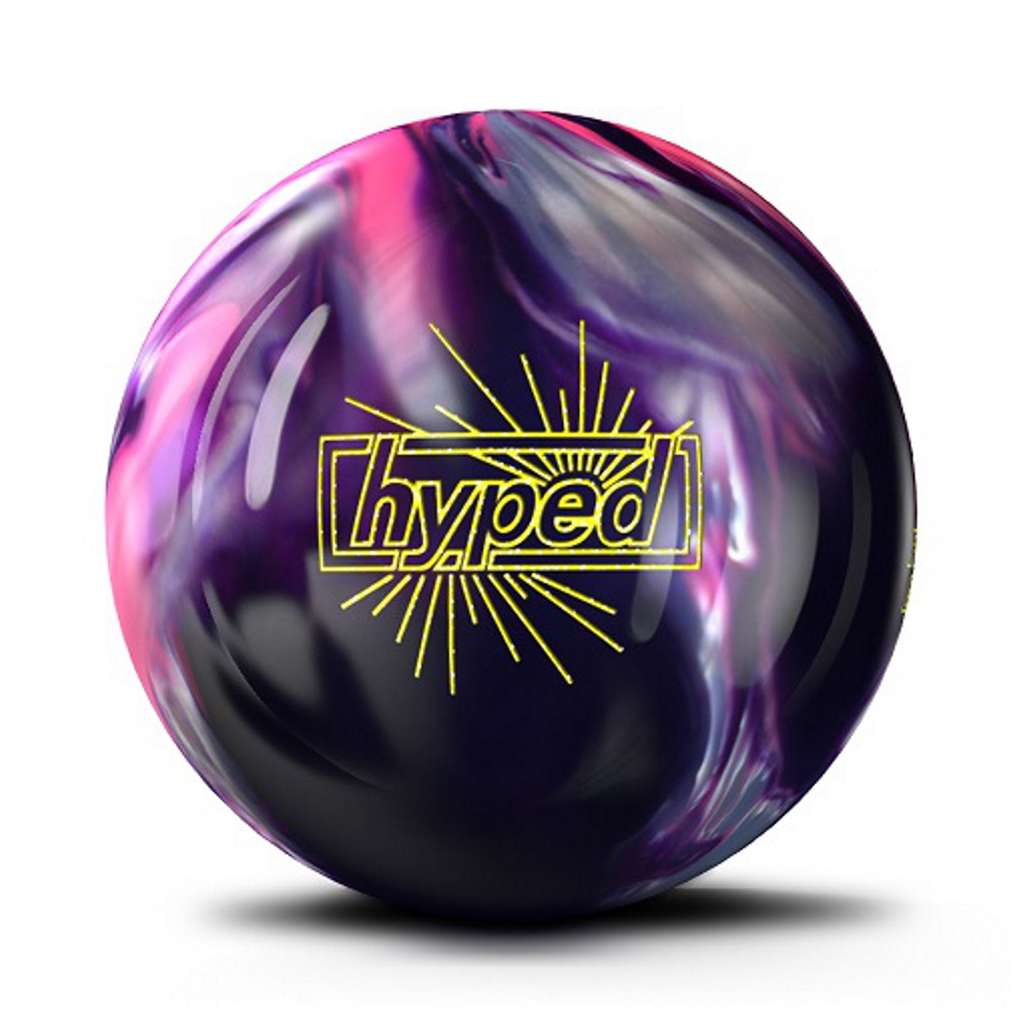 Roto Grip Hyped Hybrid PRE-DRILLED Bowling Ball - Chrome/Pink/Purple