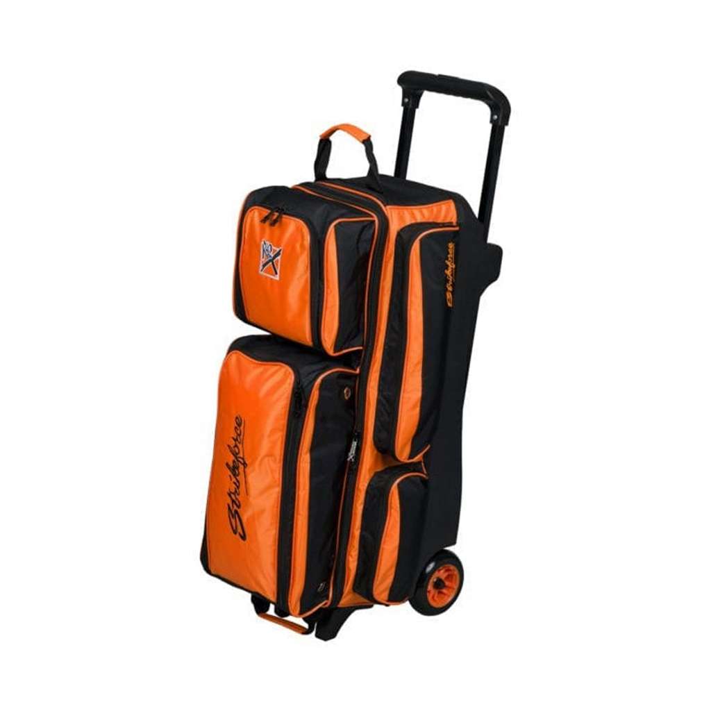KR Konvoy Triple Roller Bowling Bag - Orange/Black