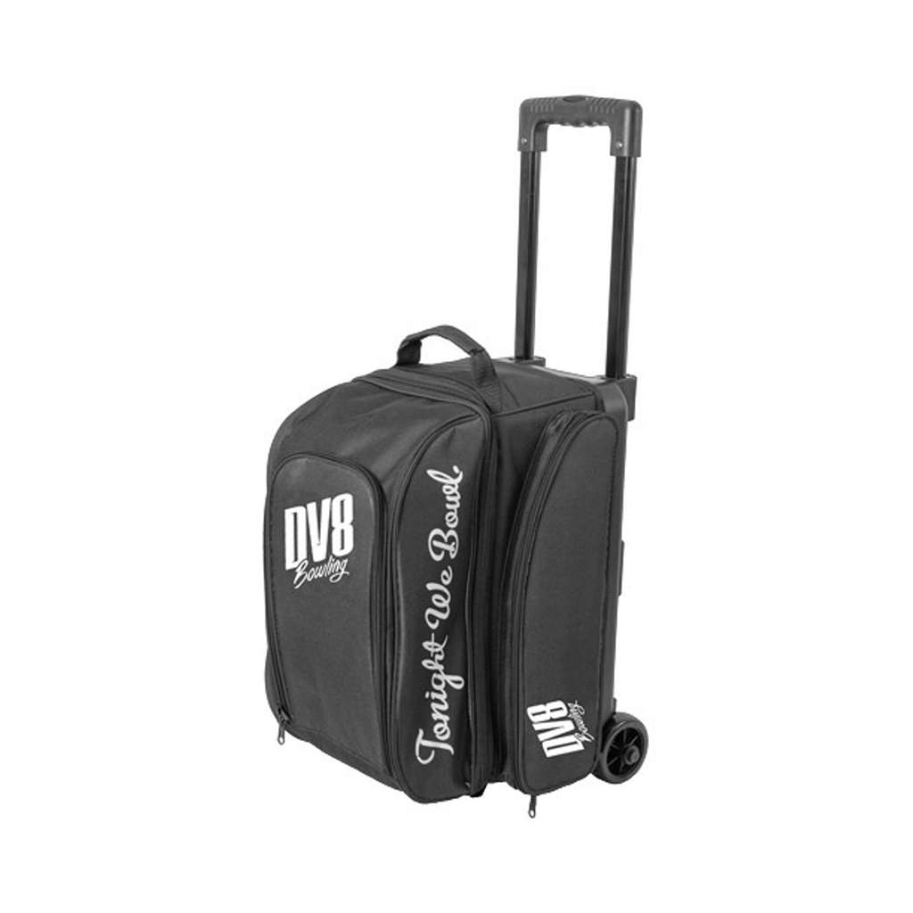 DV8 Freestyle Double Roller Bowling Bag - Black