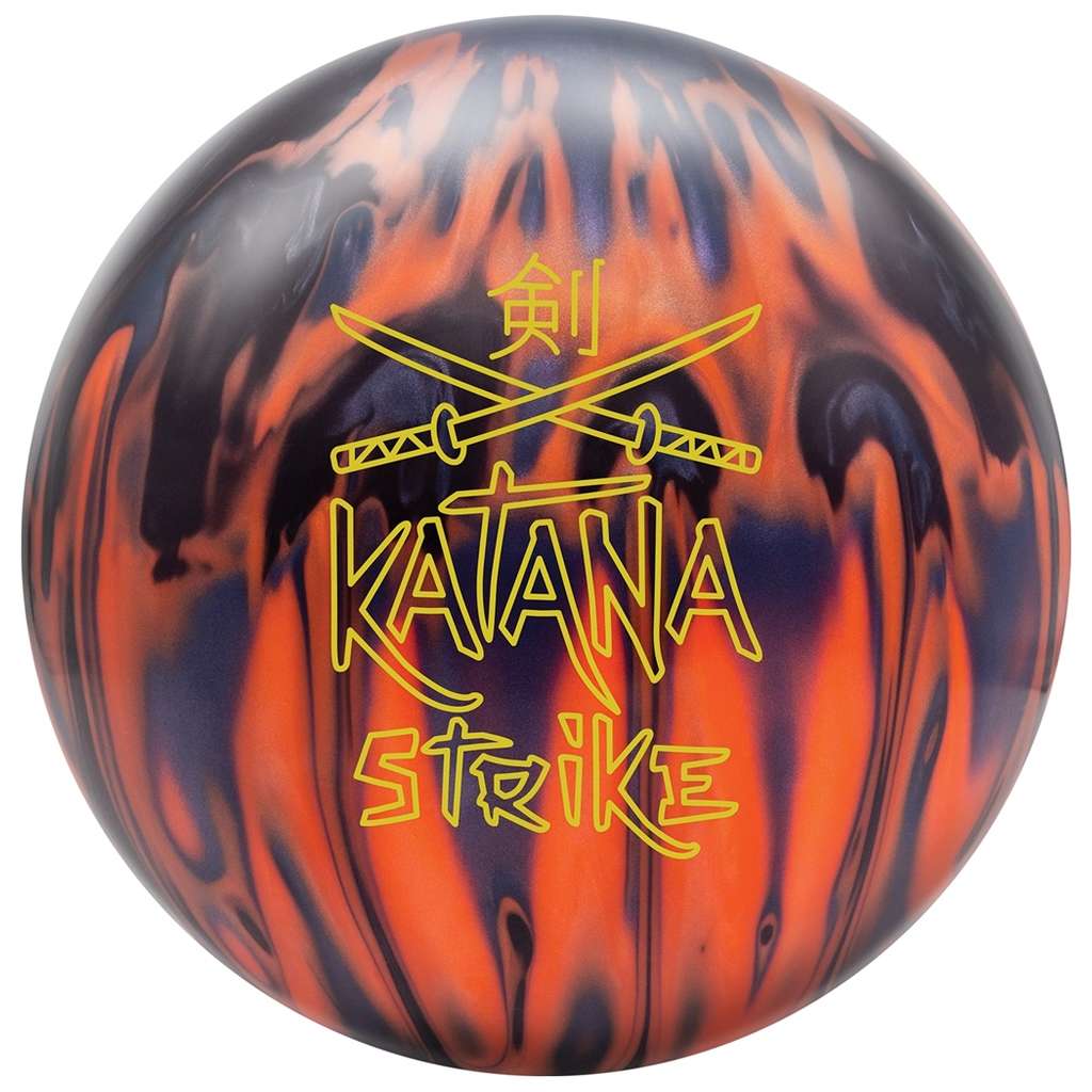 Radical Katana Strike Bowling Ball- Black/Orange/Smoke Hybrid