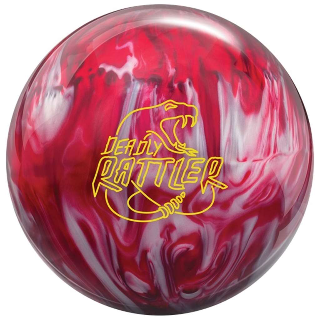 Radical Deadly Rattler Bowling Ball - Red/Silver